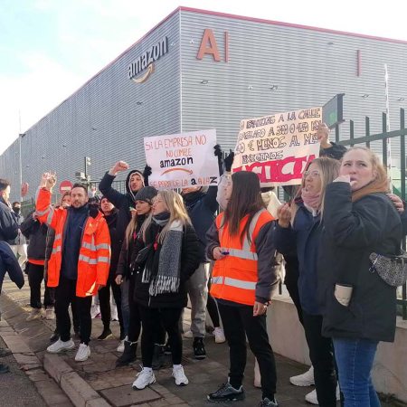 Jornada de protesta a Amazon Martorelles