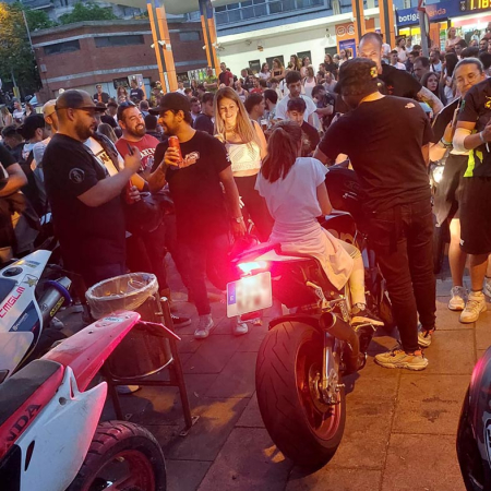 La festa de la Moto al carrer