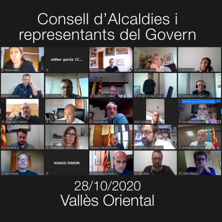 Consell d’Alcaldies i representants del Govern