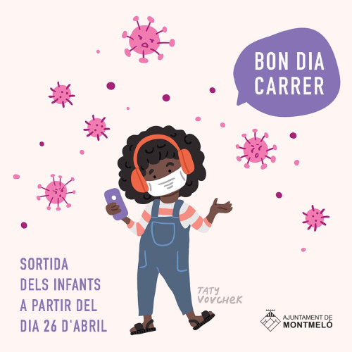 Sortida dels infants a partir del 26 d'abril