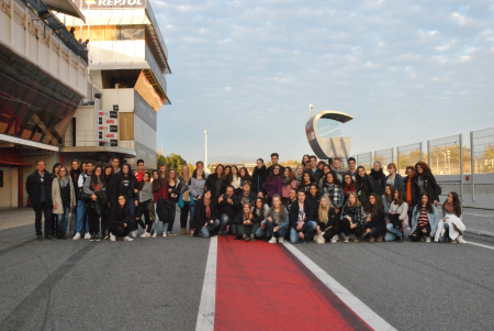 Grup d'intercanvi Erasmus+. Al Circuit