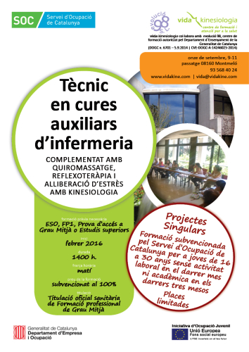 Tècnic en cures auxiliars d'infermeria