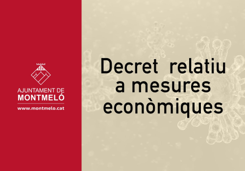 Decret relatiu a mesures econòmiques