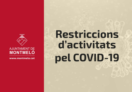 Restriccions d'activitats pel COVID-19