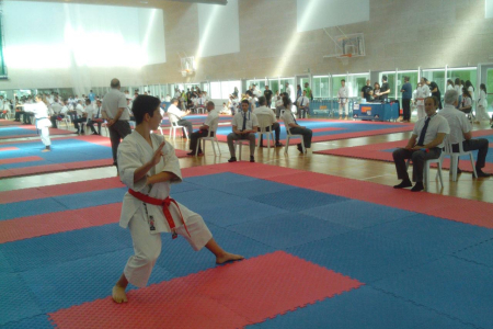 Imatge del campionats on ha participat el Club Karate Montmeló