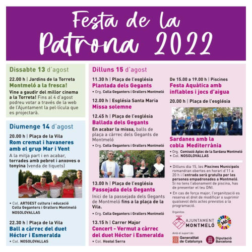 Festa de la Patrona 2022