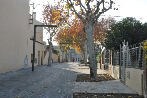 Obres de reurbanització del centre de Montmeló