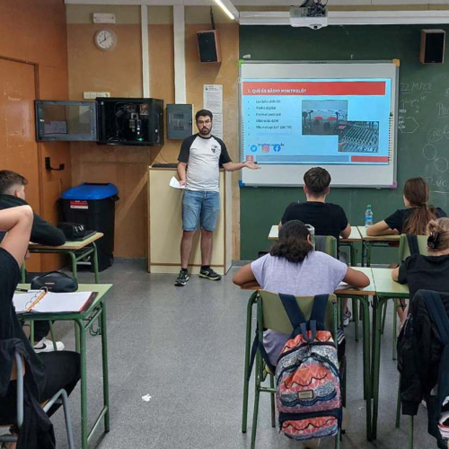 Ràdio Montmeló a l'Institut